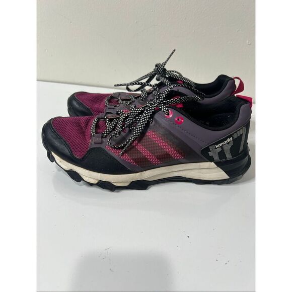 Adidas Kanadia tr7 trail running sneakers pink purple black US 8 women’s - Picture 1 of 11
